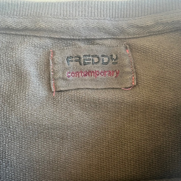 Freddy Camouflage Green Casual Pink Stitching Detail Sweatshirt Top Sweater 4 S - Picture 14 of 15